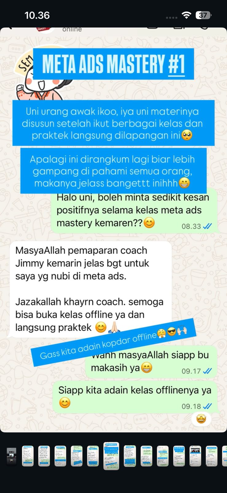 Uni Fitra Testimonial